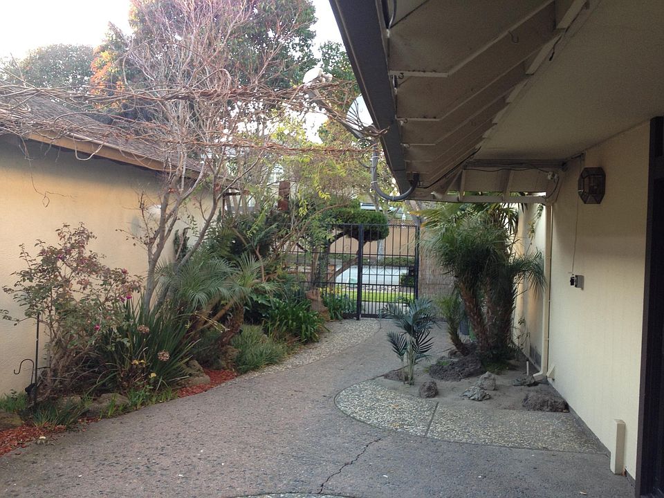 Gated and landscaped courtyard