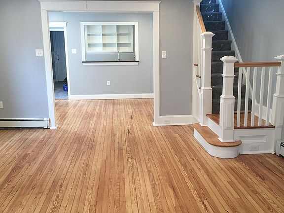 Living room and dining room