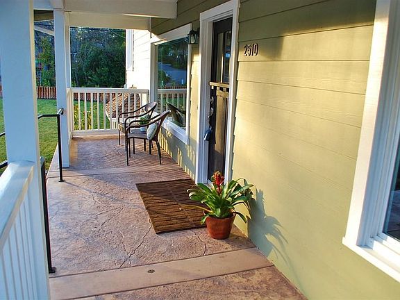 Oversided Front Porch