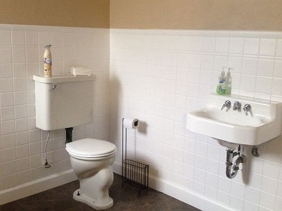 Main floor half bath