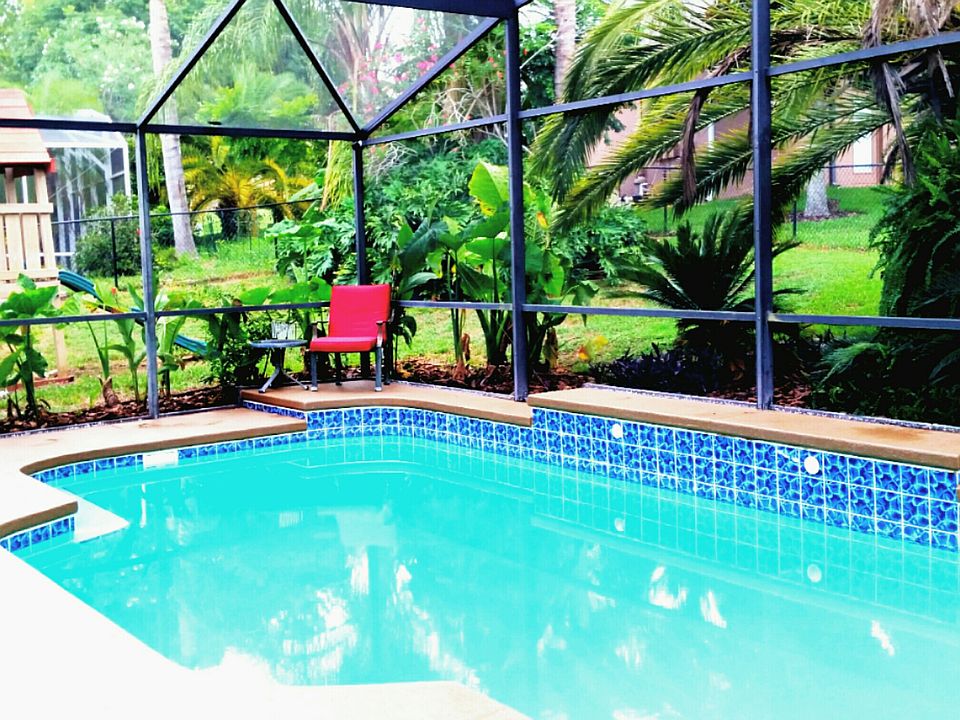 Solar heated pool