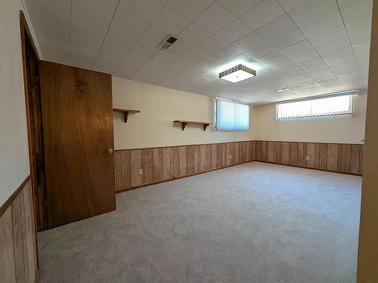 Basement rec room
