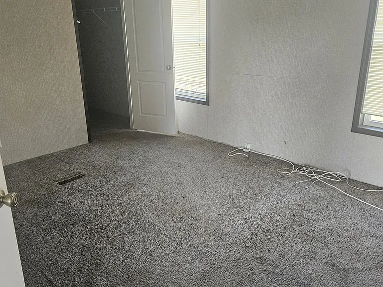 Looking into master bedroom