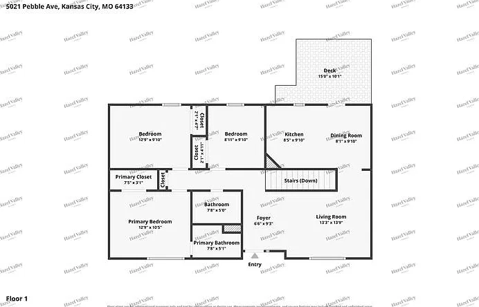 3 bed, 2.5 bath, 1044 sqft, $1,820 — Photo 3