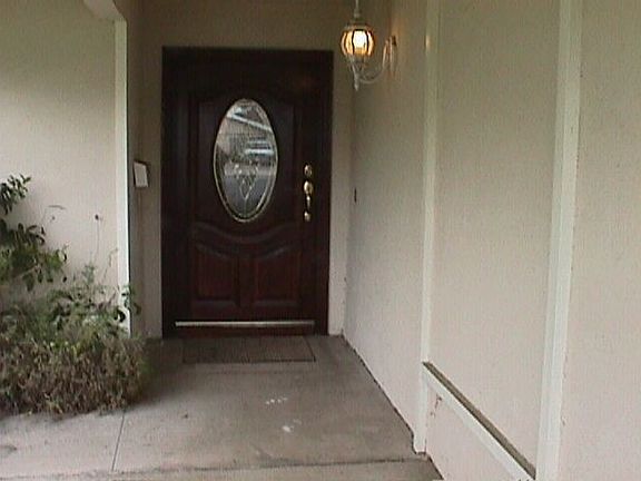 new elegant leaded glass door