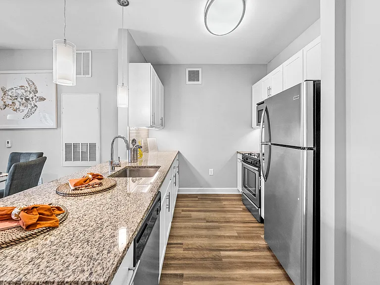 ully Equipped Kitchen at Harbor Pointe, Bayonne, NJ