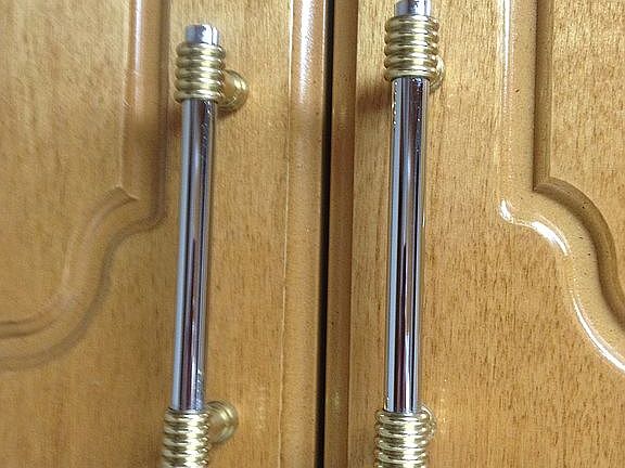 Solid chrome & brass