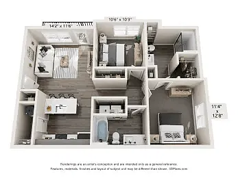 Floor plan B2