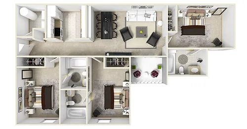 Floor plan 3-3F