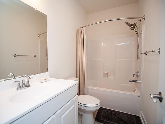 Entry level bathroom.