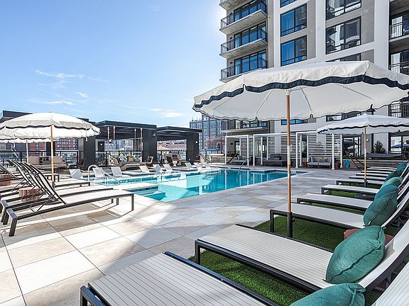 Resort-style swimming pool