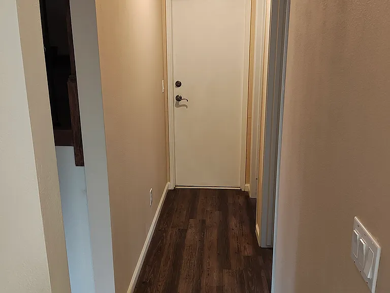 Hallway to garage