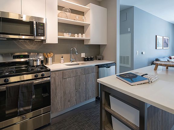 European style cabinetry and movable kitchen islands