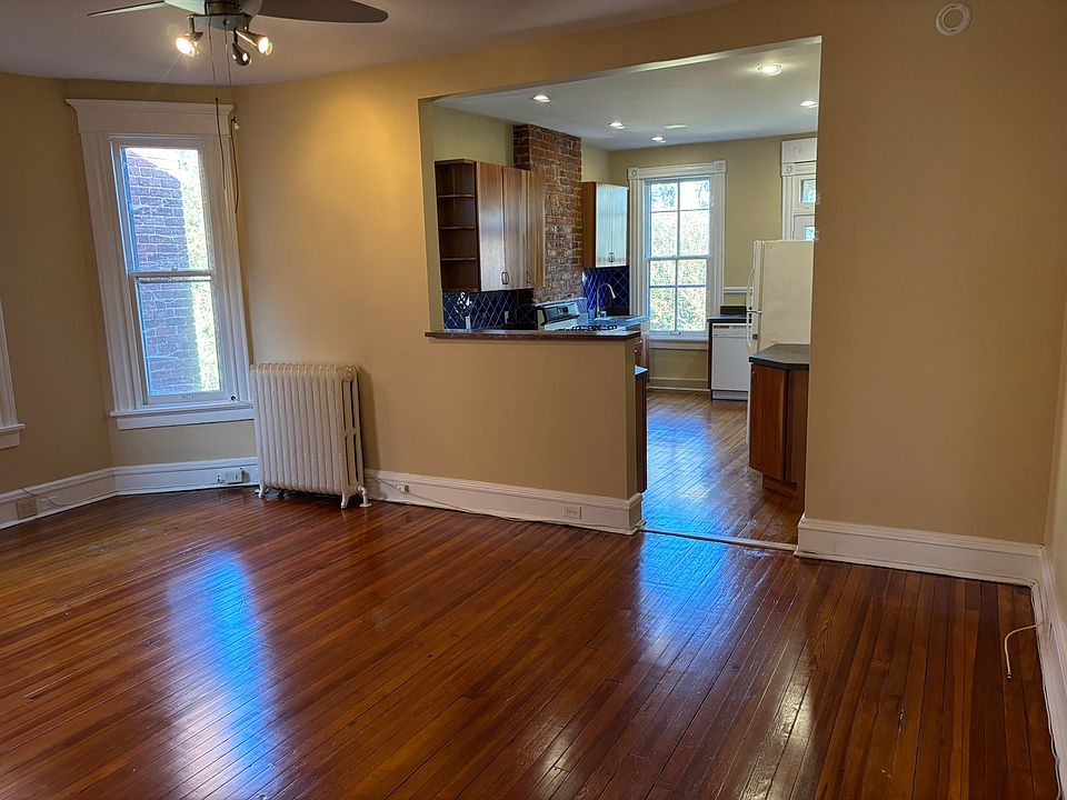 Family room and kitchen