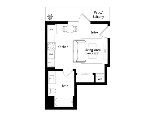 Floor plan LS - Studio