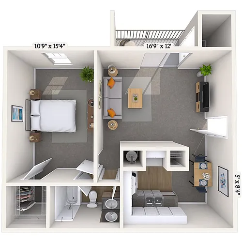 Floor plan The Birch