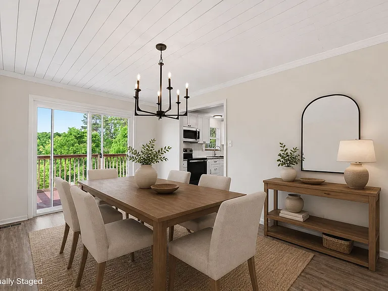 Dining Room Staged
