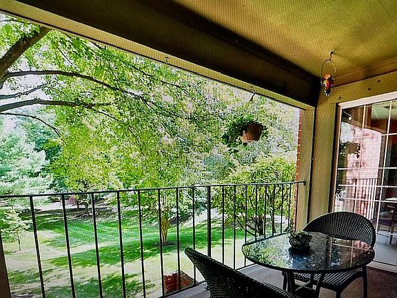 view from the balcony