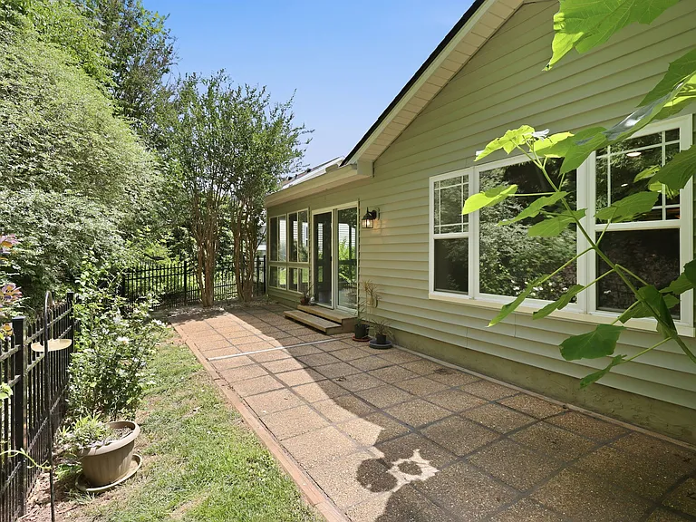 Private patio