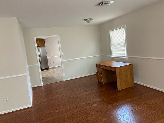 Hardwood  In living room
