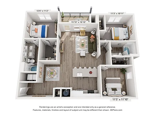 Floor plan C1