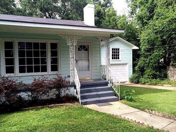 front porch, white ironwork 
