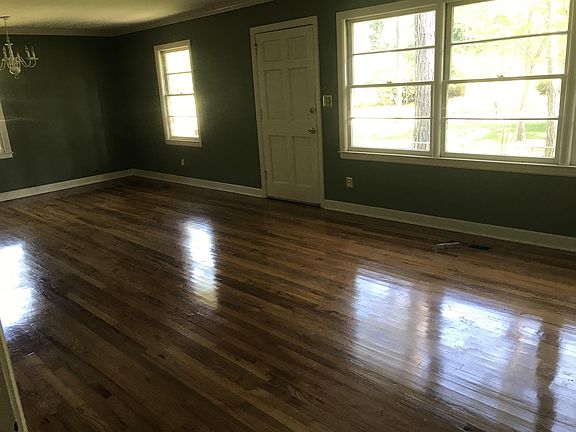 Living room area hardwood floors