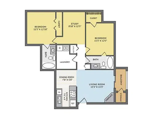 Floor plan Silverwood Renovated