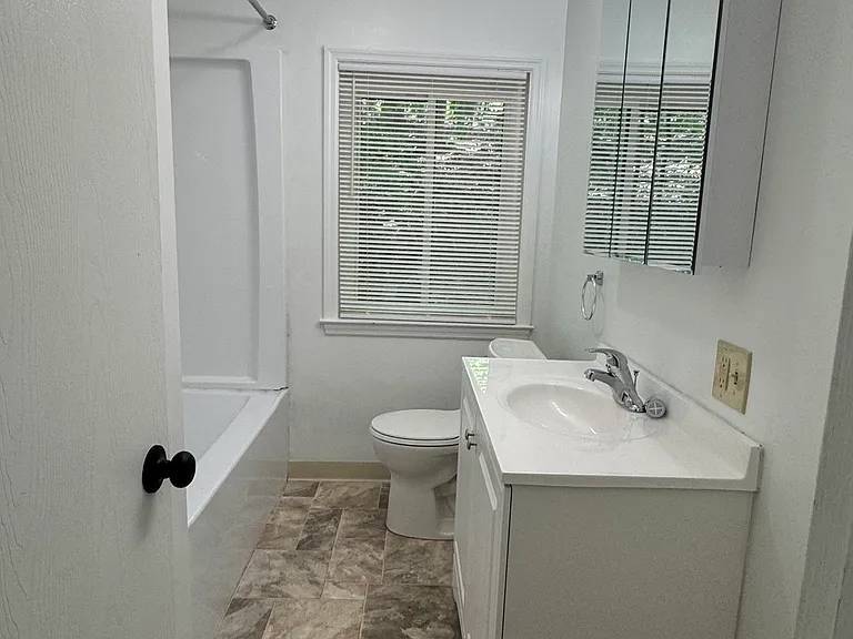 Full bath on first floor