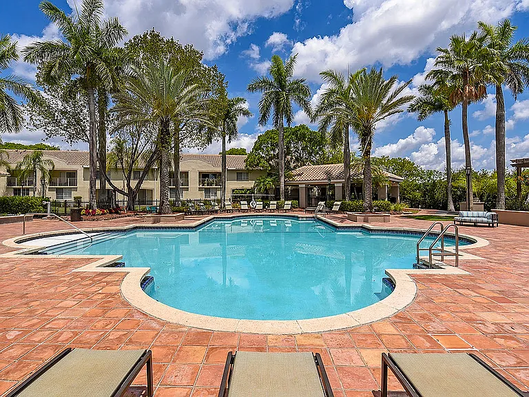 Pool with lounge chairs