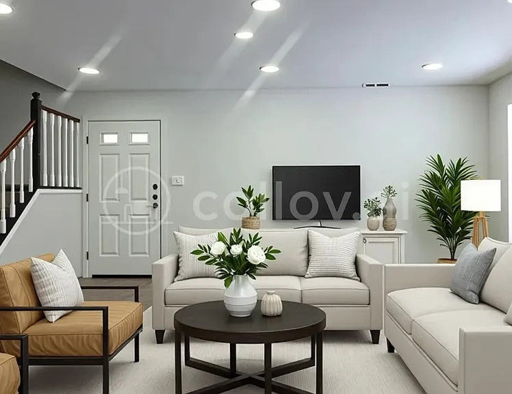 Living Room-Virtual Staged