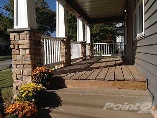 Now front deck/covered porch