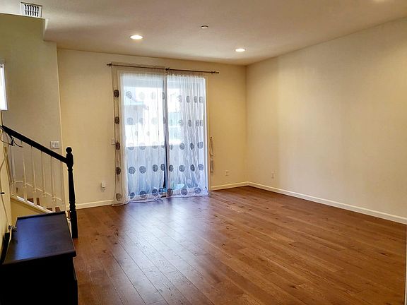 Living Room with hardwood floors on the second floor