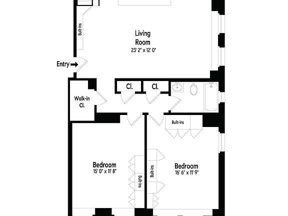 2nd image of 245 W 107th St APT 1F