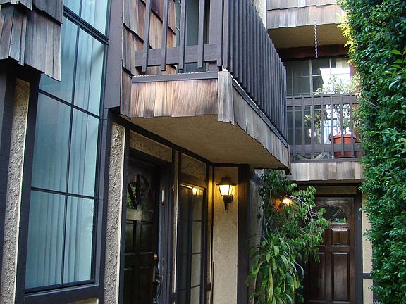 Exterior townhome entrances