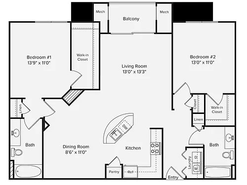 Floor plan B2P