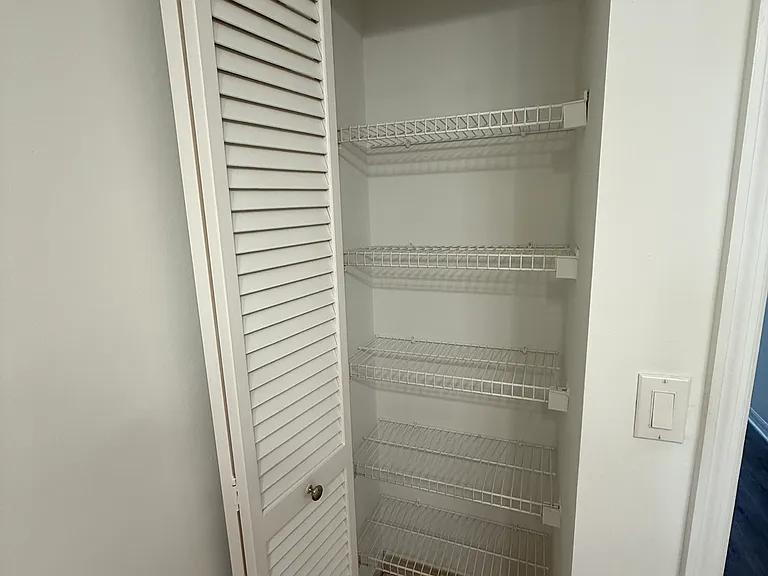 Linen Closet in Bathroom