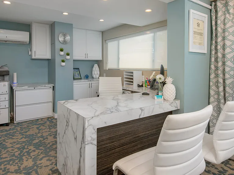 Experience the welcoming atmosphere of our leasing office where our friendly staff is ready to help you find your new apartment in Agawam!