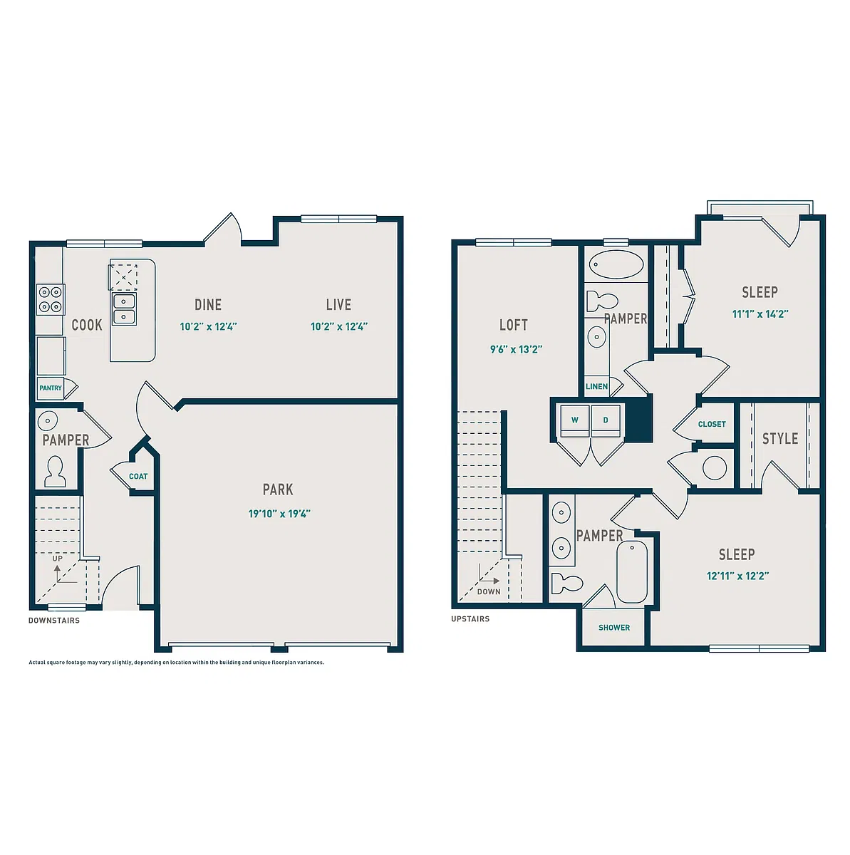 Floor plan Townhome