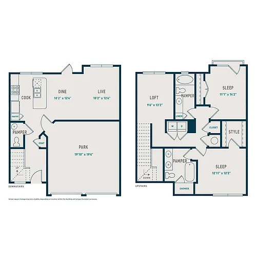 Floor plan Townhome