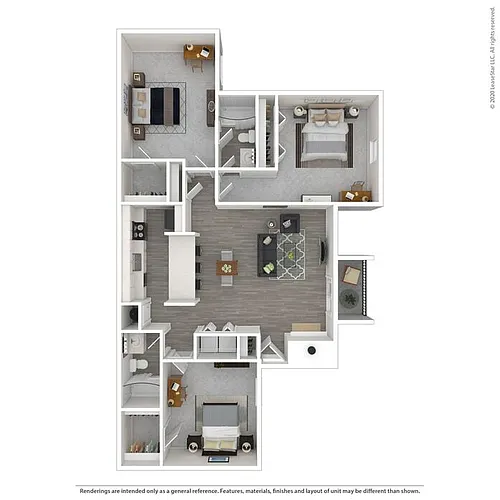 Floor plan 3.2A - ARIA
