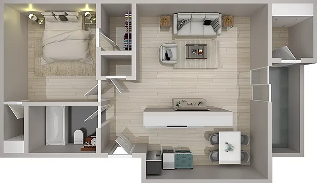 Aster 1 Bedroom Aster 1 Bedroom