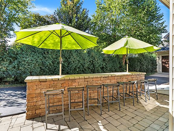 Large paver bar, great for entertaining