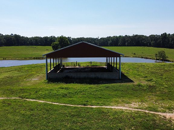 Aerial of Hay barn