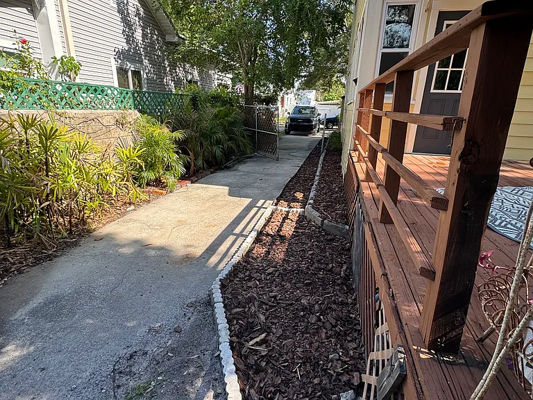 long narrow driveway