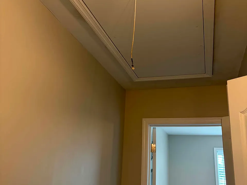 Plenty of attic space for storage,