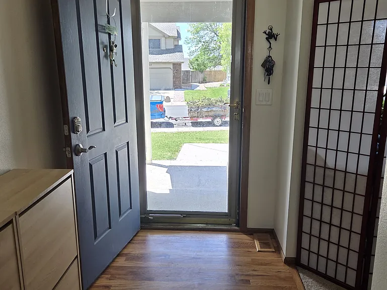 Entrance shared with rest of house
