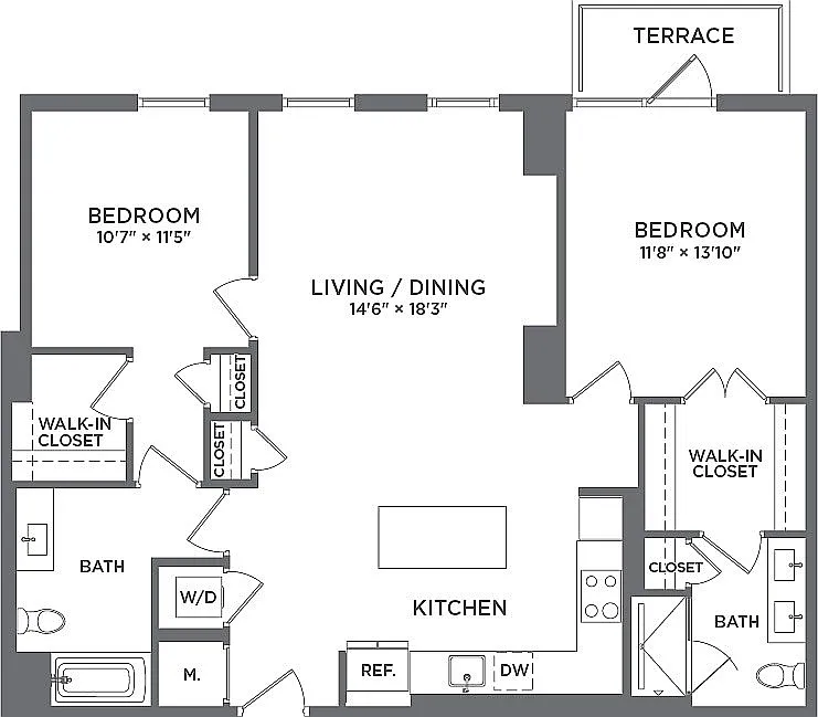 Floor plan B6