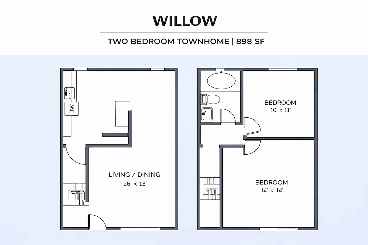 Floor plan Willow