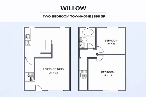 Floor plan Willow